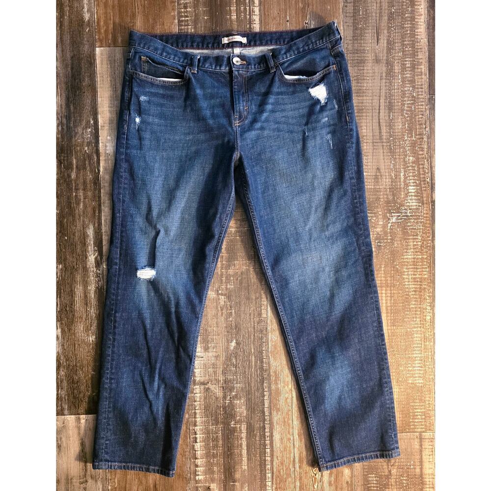Banana Republic Heritage Distressed Indigo Jeans Women's Size 33L